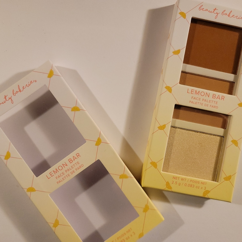 🚀3/$15 Beauty Bakerie Face Palette - Lemon Bar NIB - Picture 2 of 11
